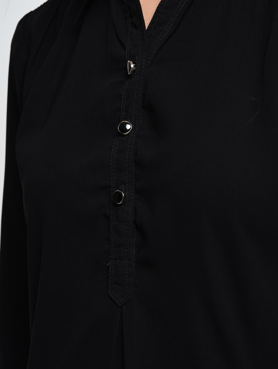 roll up sleeved gather detail top - 15979304 - Zoom Image - 6