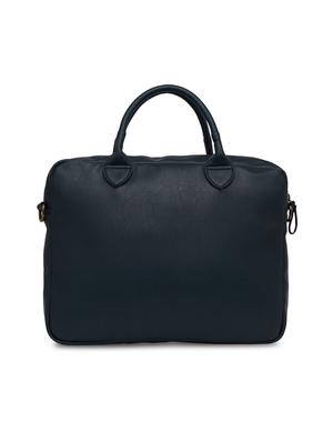 blue leatherette (pu) laptop bag - 15979437 - Standard Image - 2
