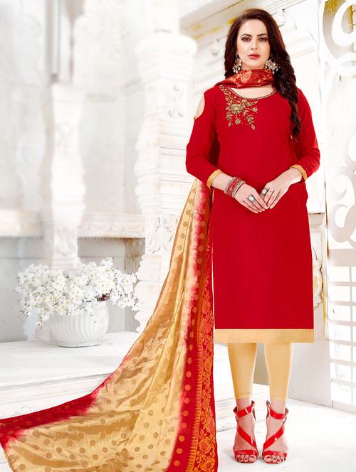 embellished unstitched suit - 15979476 - Standard Image - 1