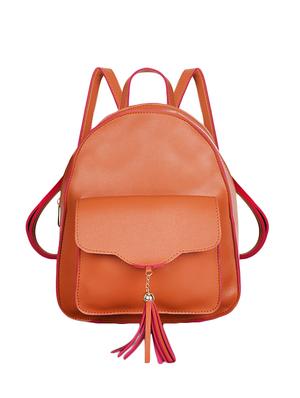 tan leatherette (pu) fashion backpack - 15979688 - Standard Image - 2