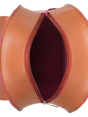 tan leatherette (pu) fashion backpack - 15979688 - Standard Image - 4