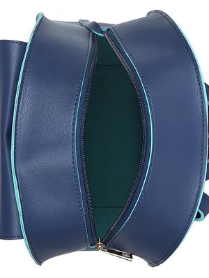 blue leatherette (pu) regular backpack - 15980229 - Standard Image - 4