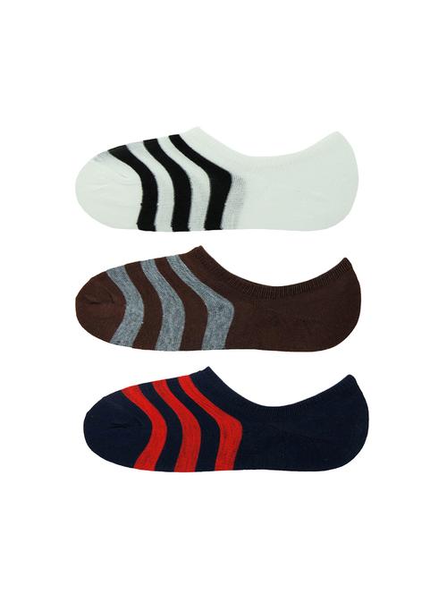 multi colored cotton no show sock - 15980306 - Standard Image - 1