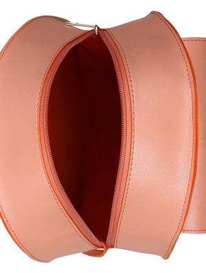 pink leatherette (pu) regular backpack - 15980538 - Standard Image - 4