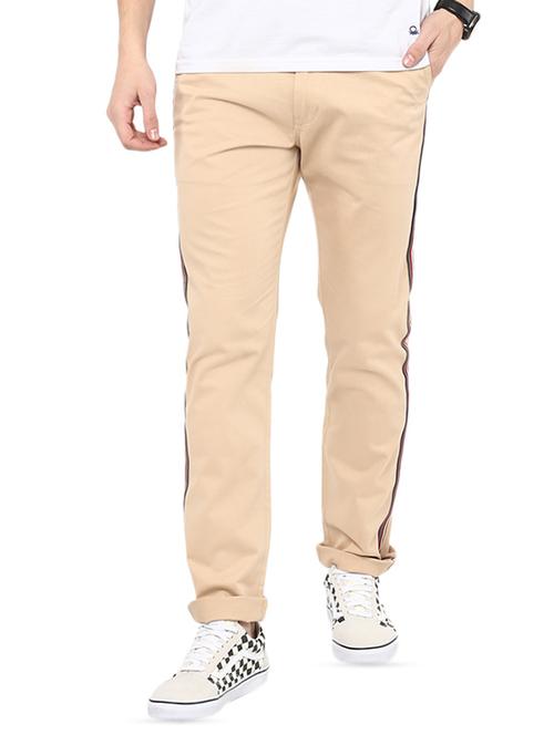 beige cotton chinos - 15981283 - Standard Image - 1