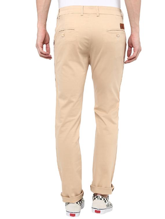 beige cotton chinos - 15981283 - Zoom Image - 3