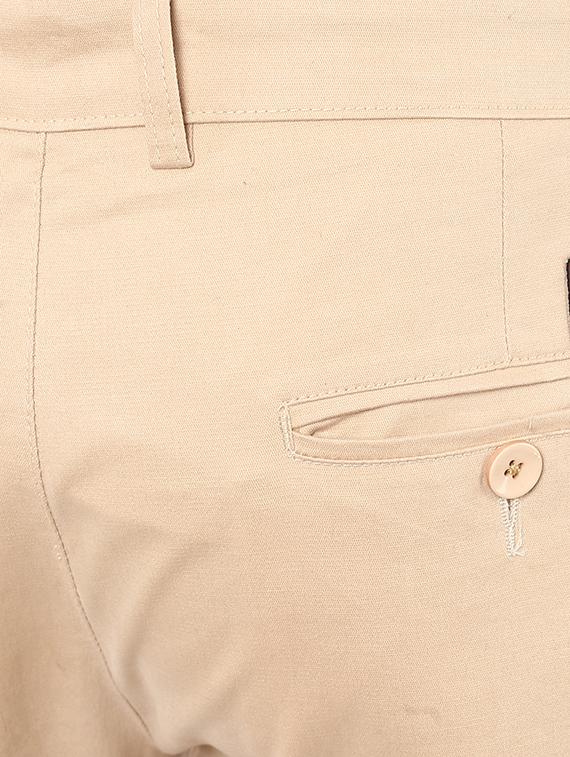 beige cotton chinos - 15981283 - Zoom Image - 4
