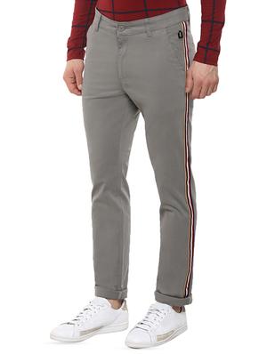 grey cotton chinos - 15981285 - Standard Image - 2