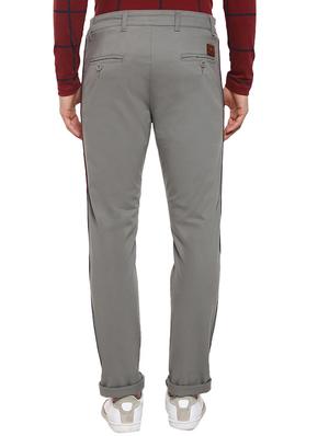 grey cotton chinos - 15981285 - Standard Image - 3