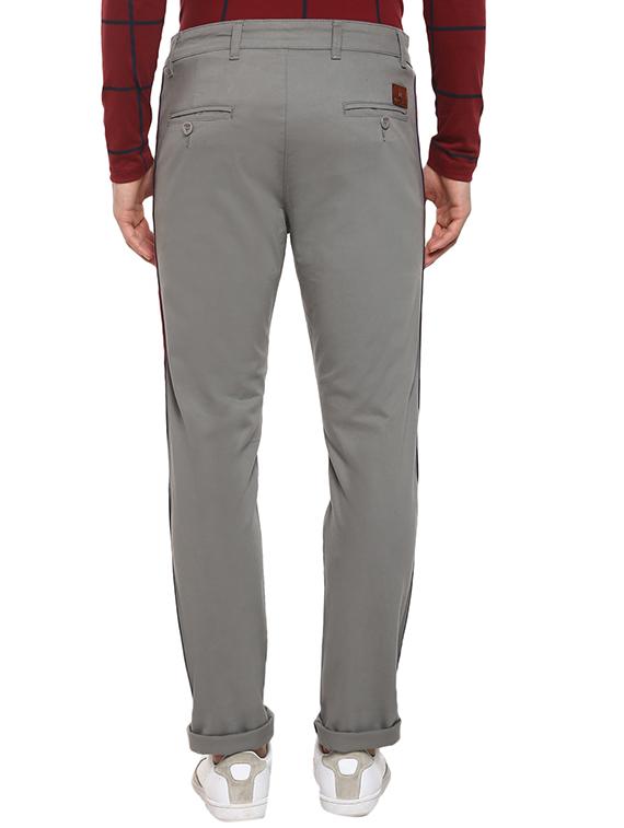grey cotton chinos - 15981285 - Zoom Image - 3