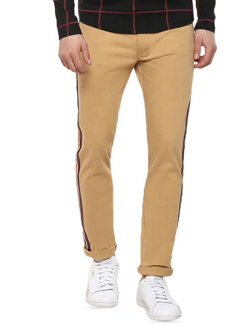 brown cotton chinos - 15981286 - Standard Image - 1