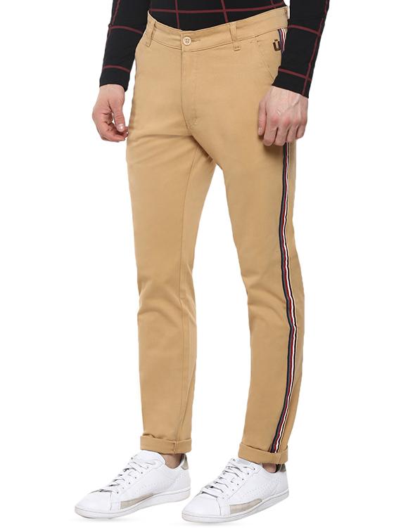 brown cotton chinos - 15981286 - Zoom Image - 2