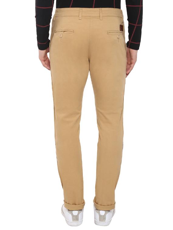 brown cotton chinos - 15981286 - Zoom Image - 3