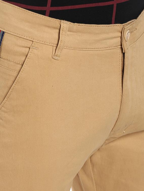 brown cotton chinos - 15981286 - Zoom Image - 4