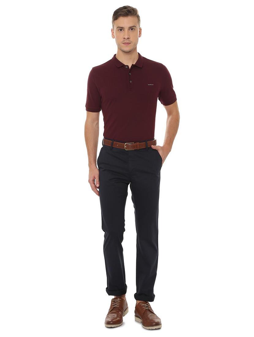 blue cotton chinos - 15981594 - Zoom Image - 3