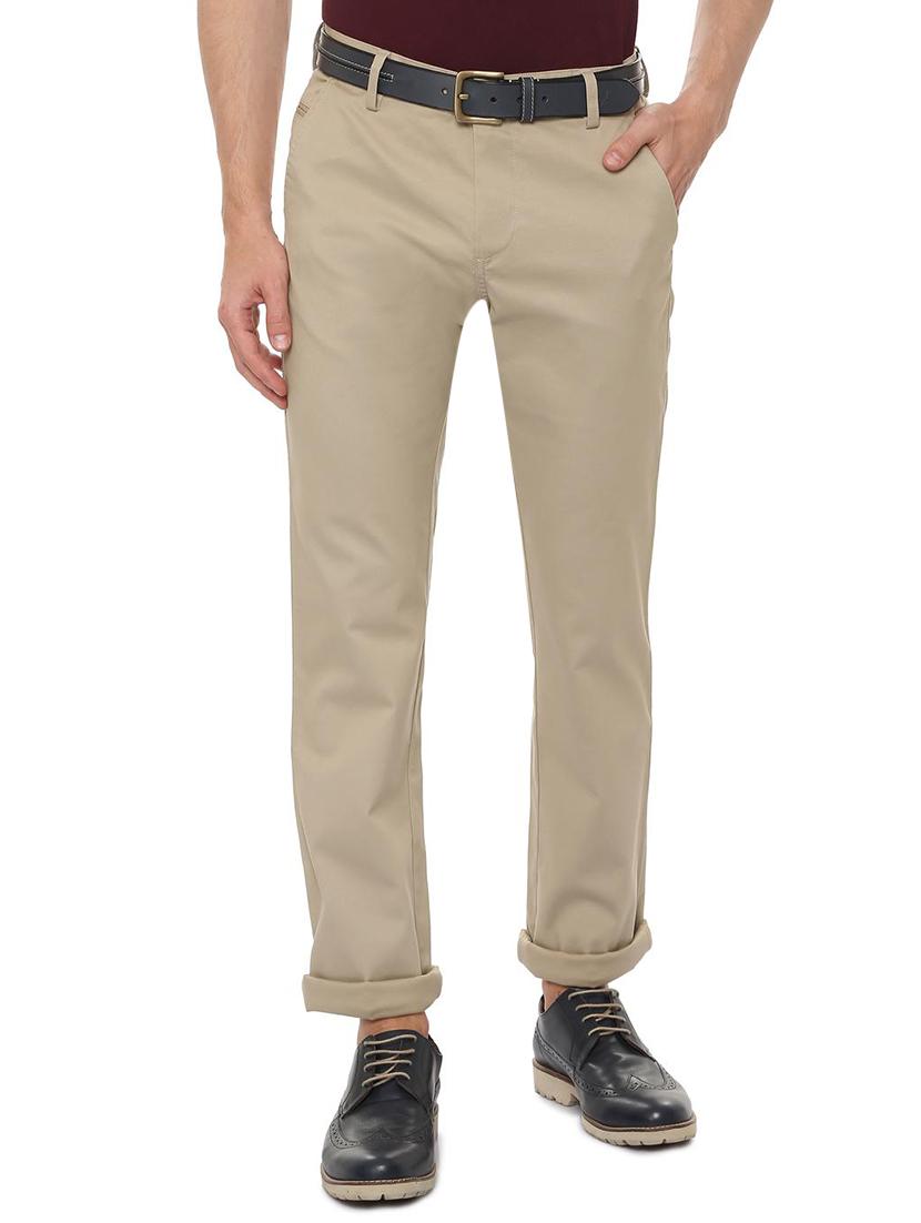 beige cotton chinos - 15981595 - Zoom Image - 1