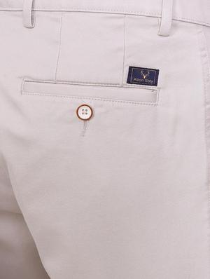 white cotton pleated formal trouser - 15981688 - Standard Image - 4
