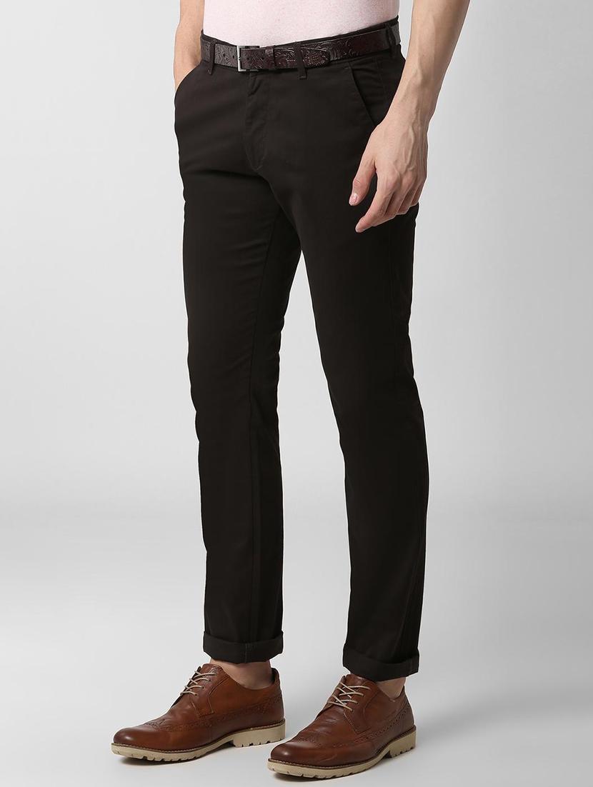 brown cotton chinos - 15981752 - Zoom Image - 2