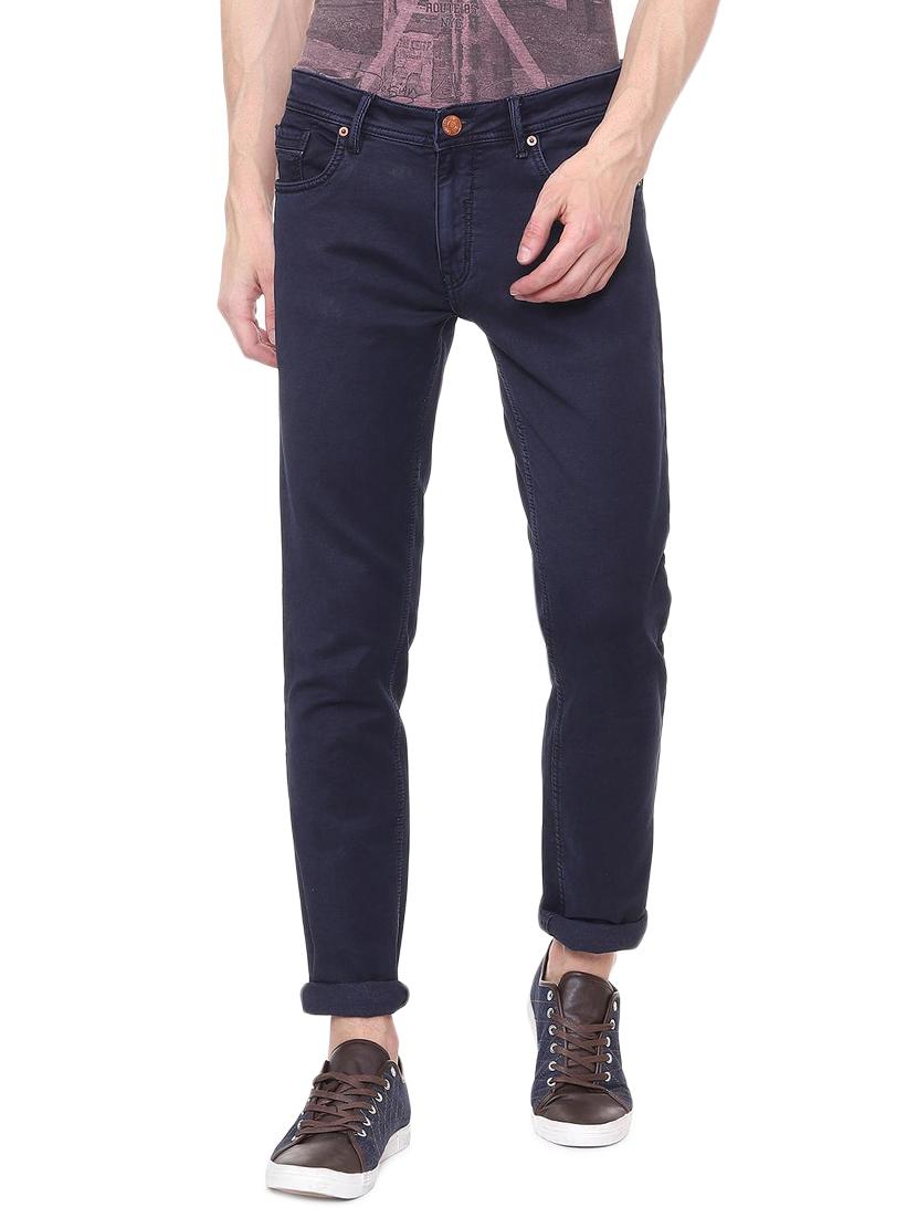 blue cotton plain jeans - 15981868 - Zoom Image - 1