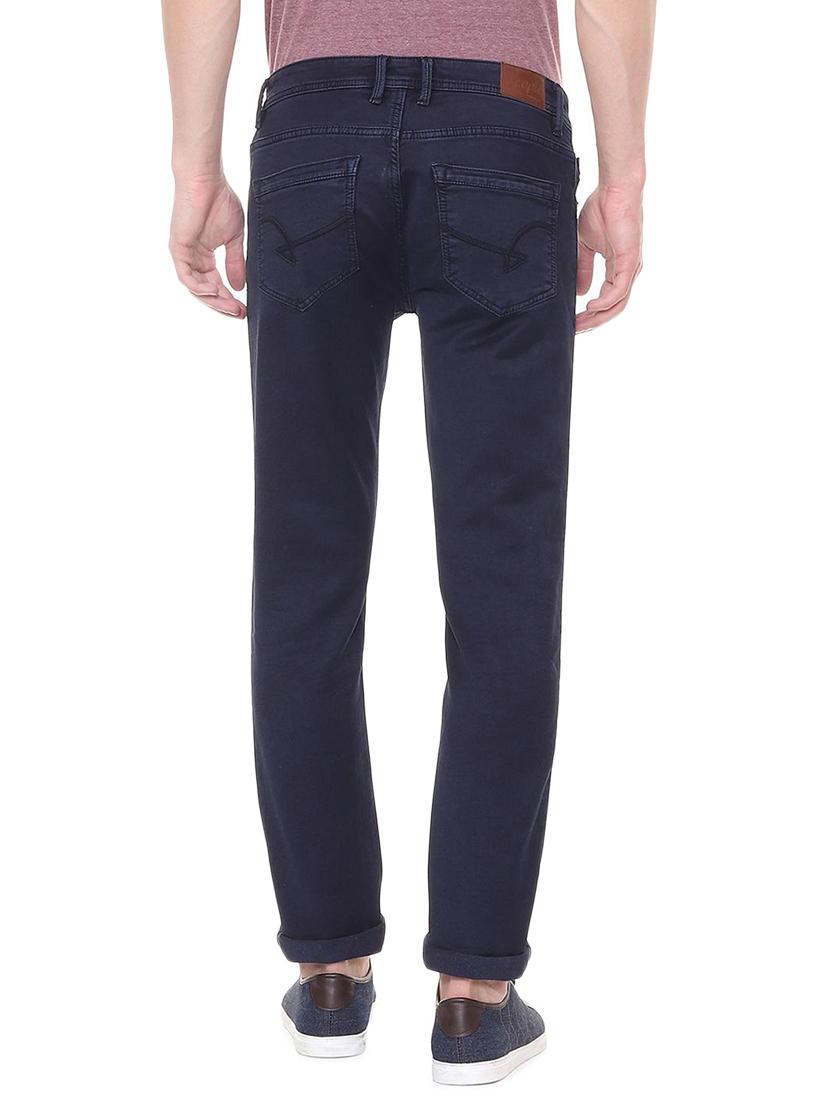 blue cotton plain jeans - 15981868 - Zoom Image - 2