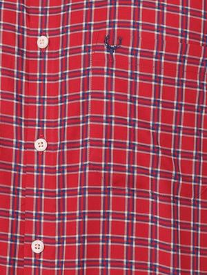 red checkered casual shirt - 15982095 - Standard Image - 4
