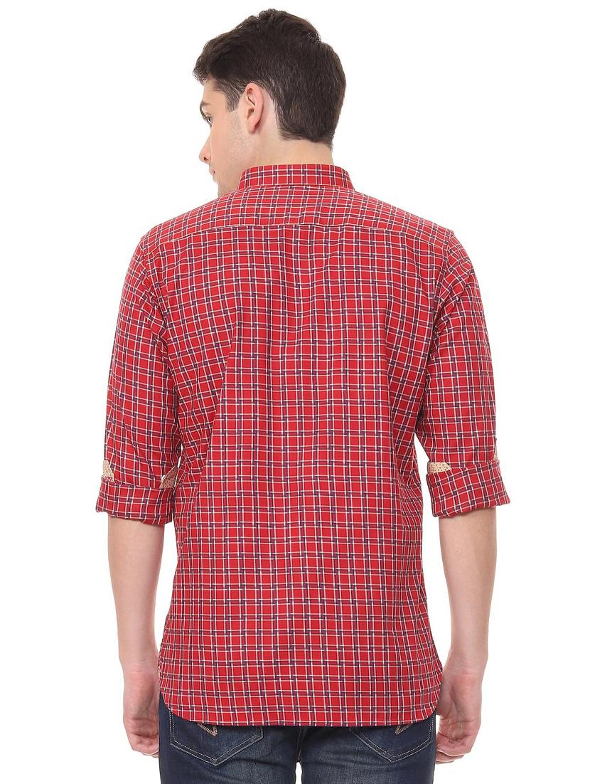 red checkered casual shirt - 15982095 - Zoom Image - 2