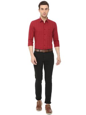red checkered casual shirt - 15982431 - Standard Image - 3