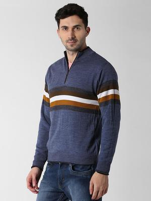 blue acrylic pullover - 15982746 - Standard Image - 2