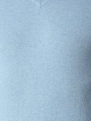 blue wool pullover - 15982750 - Standard Image - 5