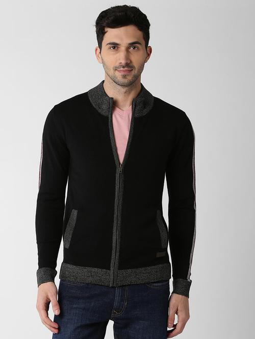 black cotton pullover - 15982768 - Standard Image - 1