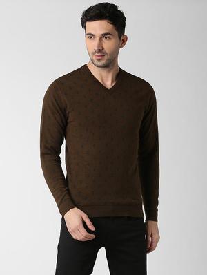 blue acrylic reversible pullover - 15982770 - Standard Image - 4