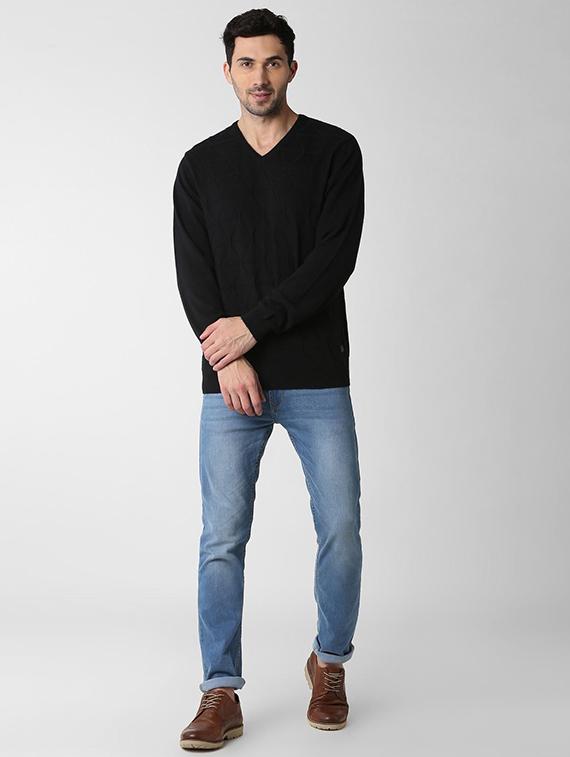 black self design pullover - 15982782 - Zoom Image - 4
