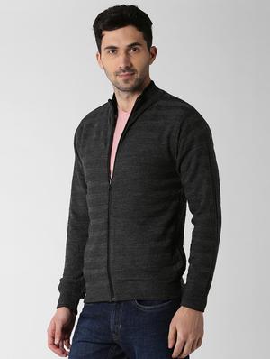 grey striped pullover - 15982787 - Standard Image - 2