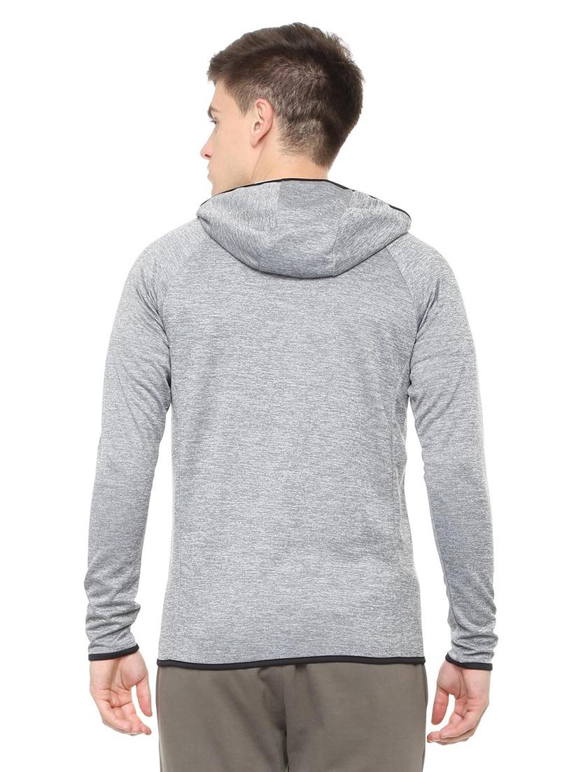 grey polyester sweatshirt - 15982796 - Zoom Image - 2