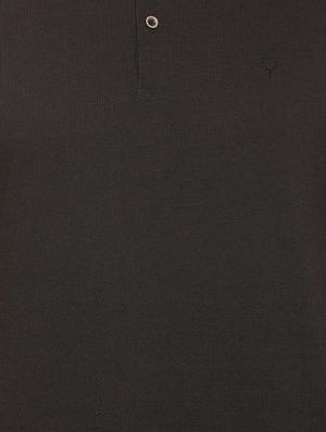 black cotton polo t-shirt - 15982860 - Standard Image - 4