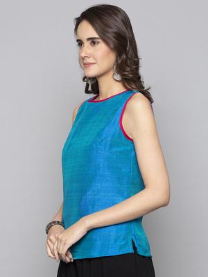 solid a-line kurti - 15983287 - Standard Image - 2