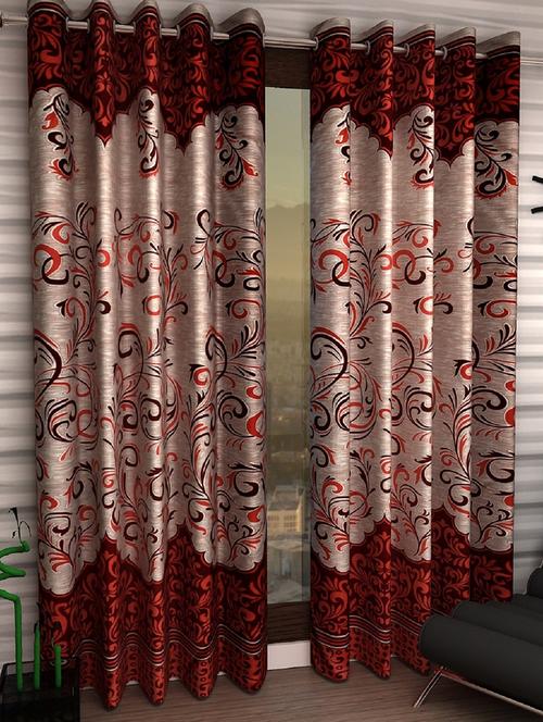 Set of 2 Polyester Door Curtains - 15984189 - Standard Image - 1