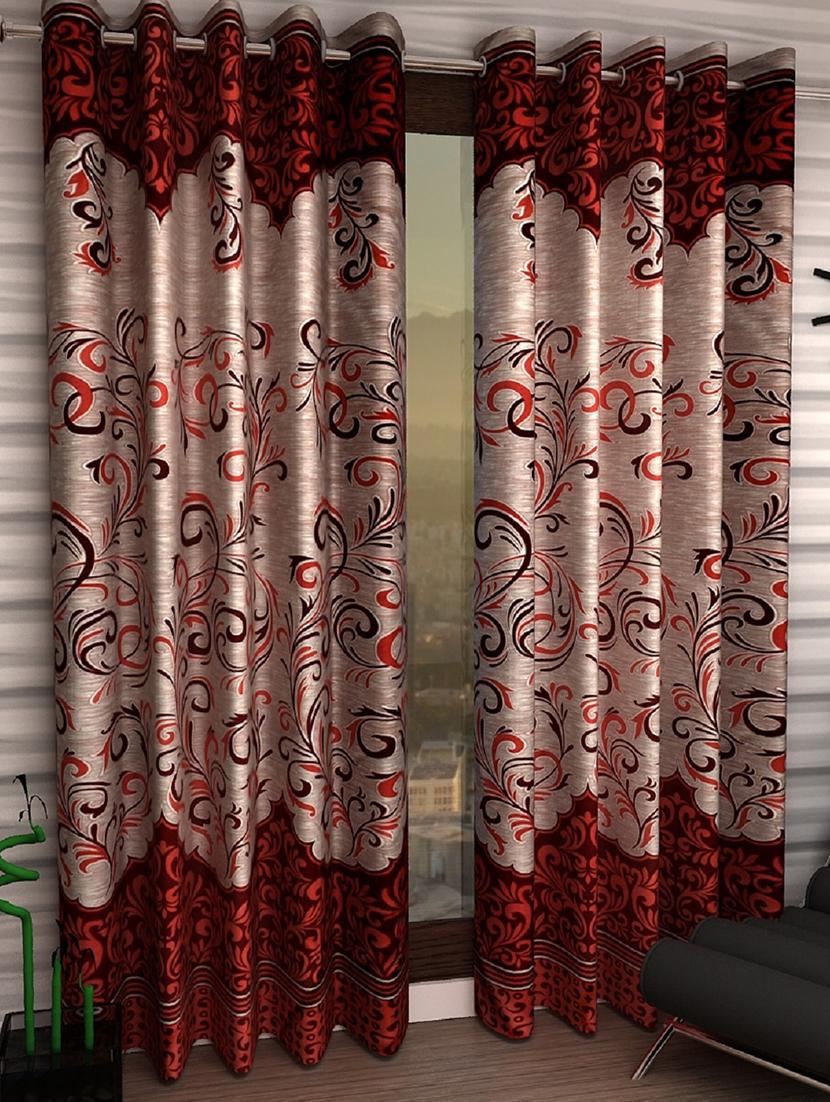 Set of 2 Polyester Door Curtains - 15984189 - Zoom Image - 1