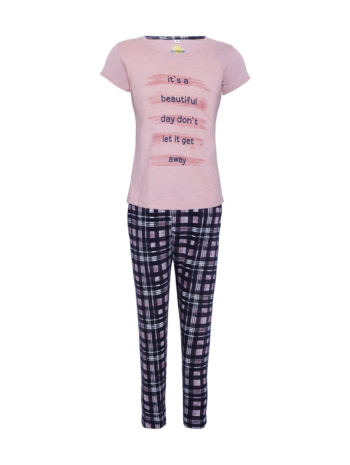pink cotton pyjama set - 15984917 - Zoom Image - 1