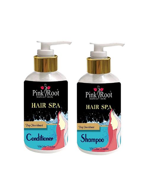 pink root hair spa conditioner and shampoo - 15985115 - Standard Image - 1