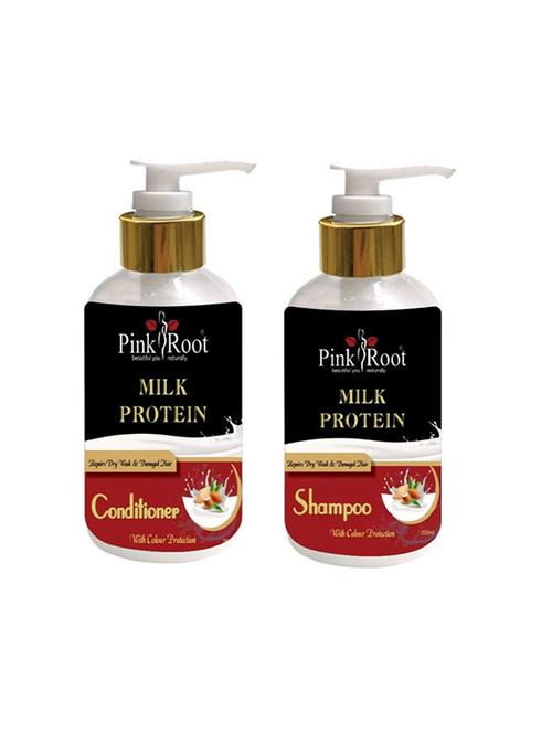 pink root milk protein conditioner and shampoo - 15985117 - Standard Image - 1