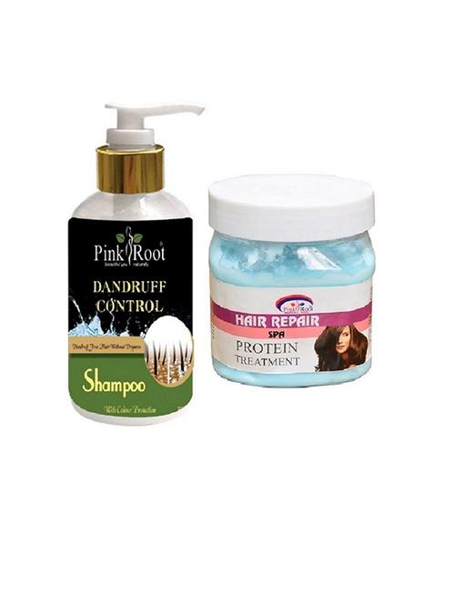 pink root hair spa cream 500ml with dandruff control shampoo - 15985291 - Standard Image - 1