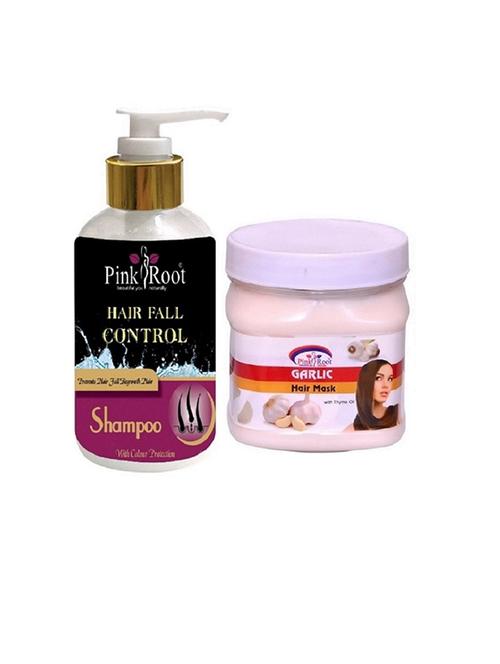 pink root garlic mask 500ml with hair fall control shampoo - 15985294 - Standard Image - 1