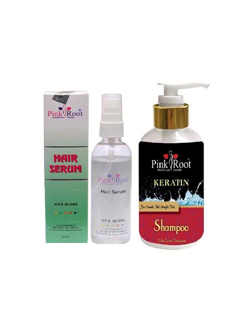 pink root hair serum with kertain shampoo - 15985304 - Standard Image - 1