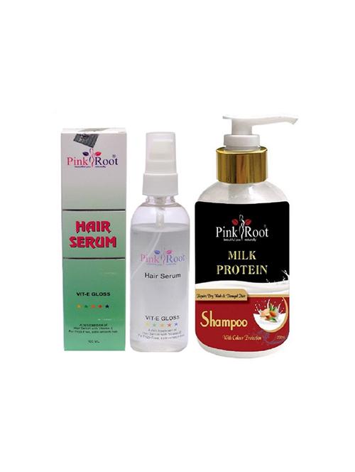 pink root hair serum with milk protein shampoo - 15985308 - Standard Image - 1