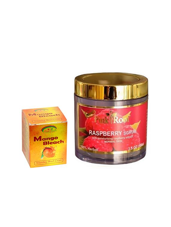 pink root raspberry scrub with mango bleach 50gm - 15985478 - Zoom Image - 1