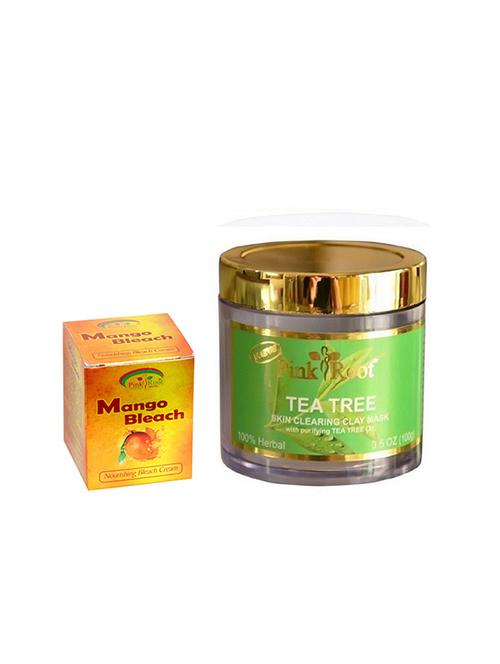 pink root tea tree mask with mango bleach 50gm - 15985481 - Standard Image - 1