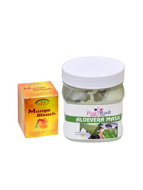pink root aloevera mask with mango bleach 50gm - 15985487 - Standard Image - 1
