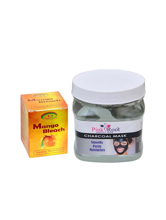 pink root charcoal mask with mango bleach - 15985493 - Zoom Image - 1
