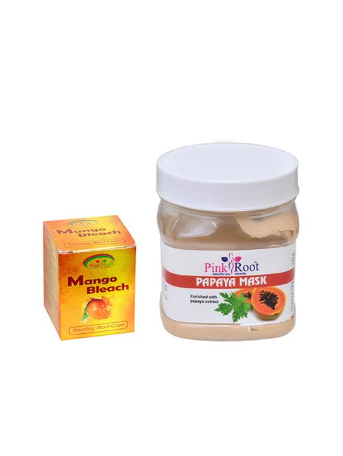 pink root papaya mask with mango bleach - 15985523 - Standard Image - 1